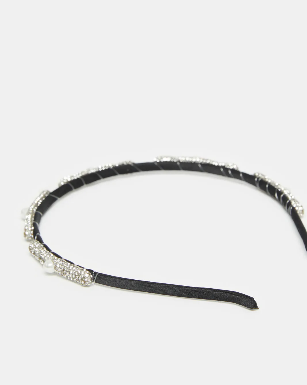 Women Black Embellished Headband sold by Redtag product image thumbnail 3