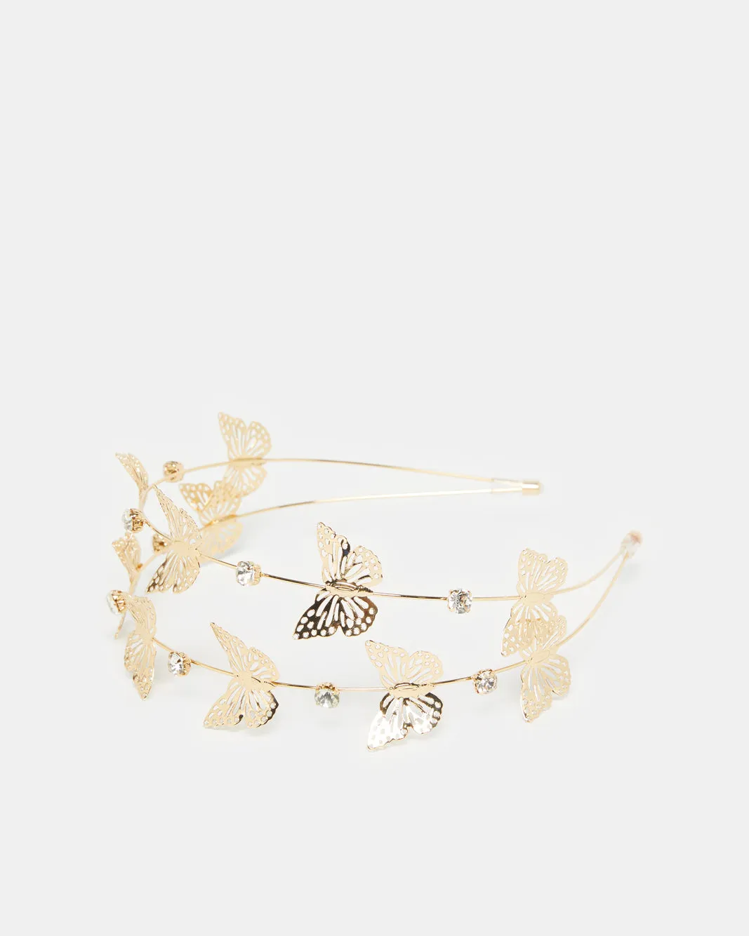 Women Gold Embellished Headband sold by Redtag