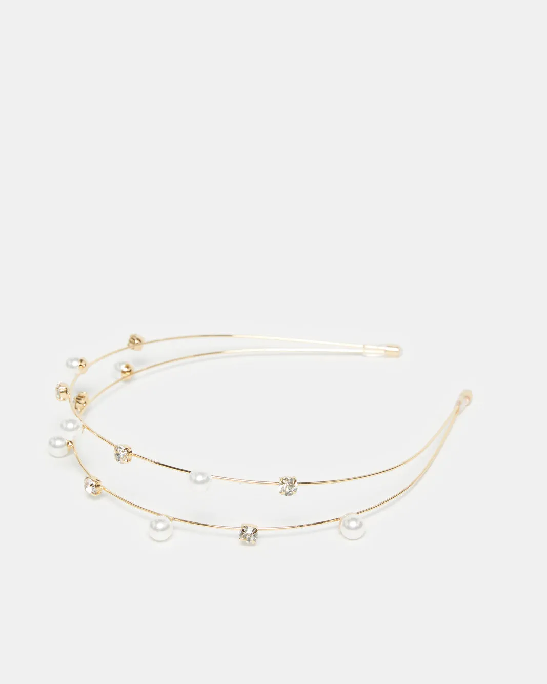 Women Gold Beads Headband sold by Redtag