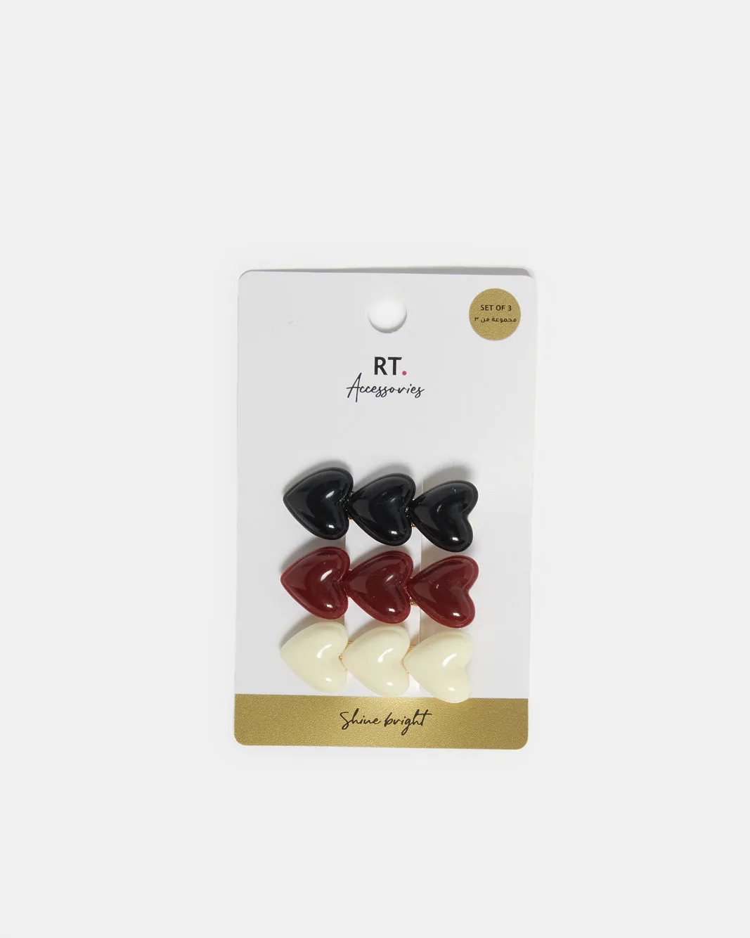 Women Assorted Embellished Hair Clip Set (3 Piece) sold by Redtag