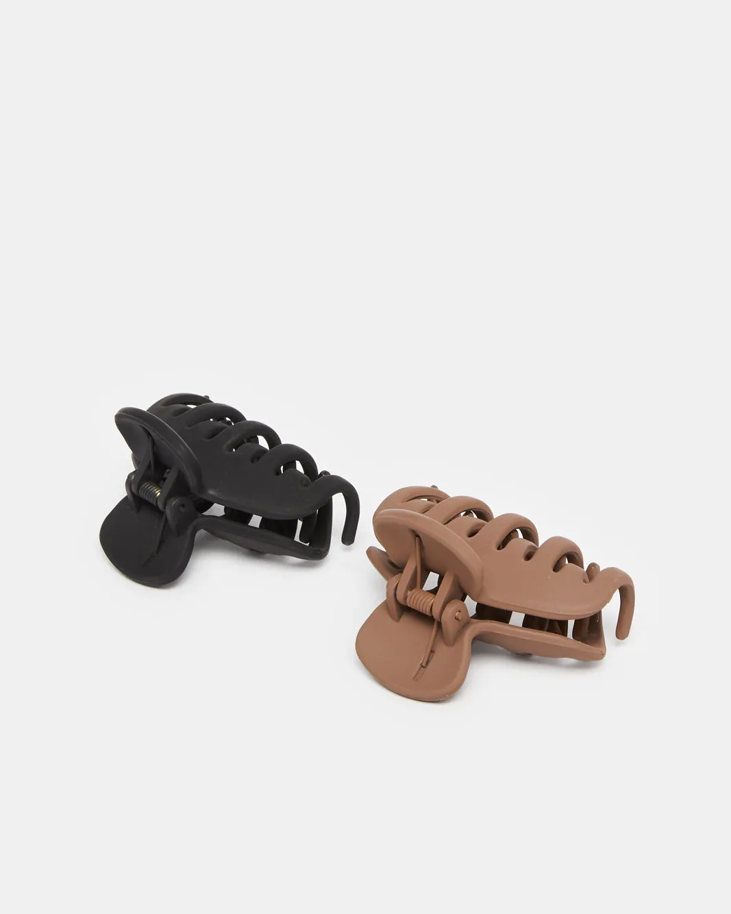 Women Brown And Black Hair Claw (2 Piece) sold by Redtag product image thumbnail 2