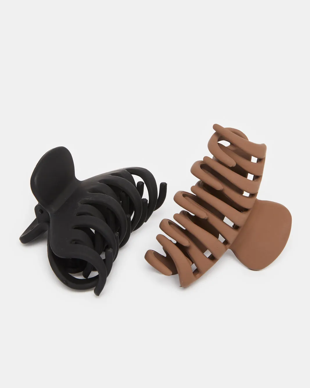 Women Brown And Black Hair Claw (2 Piece) sold by Redtag product image thumbnail 3