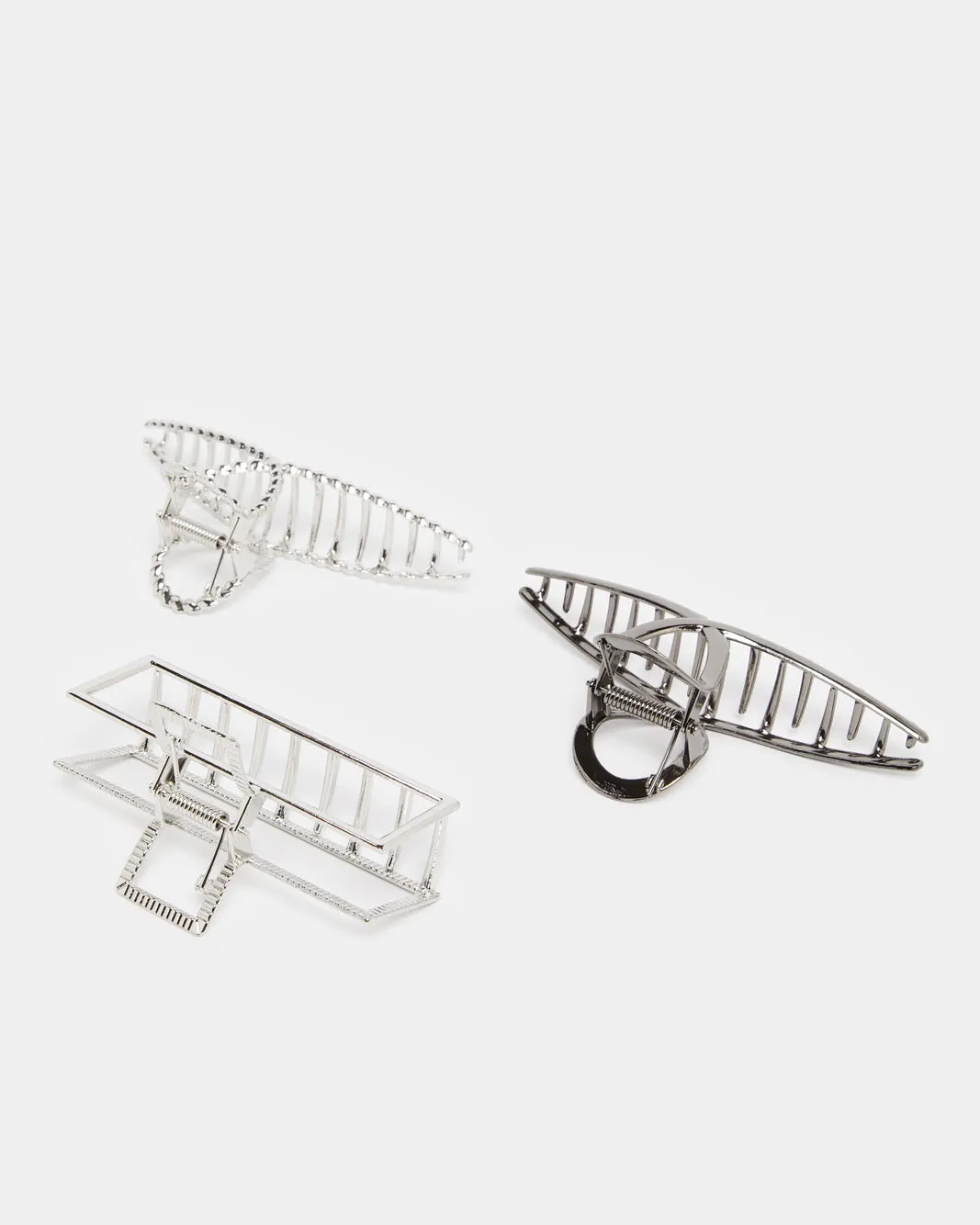 Women Silver Hair Claw (3 Piece) sold by Redtag product image thumbnail 2