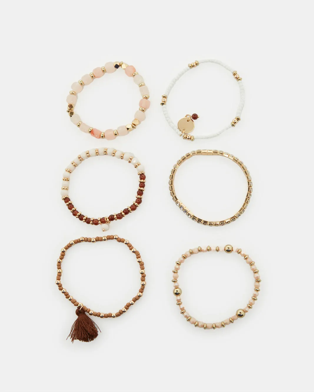 Women Gold Embellished bracelets (6 Piece) sold by Redtag