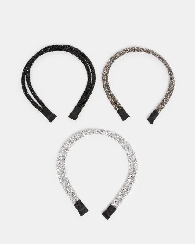 Women Assorted Solid Headband Set (Pack of 3) sold by Redtag