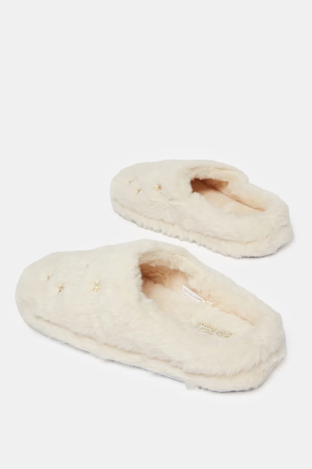 Women Beige Closed Toe Slipper sold by Redtag product image thumbnail 4