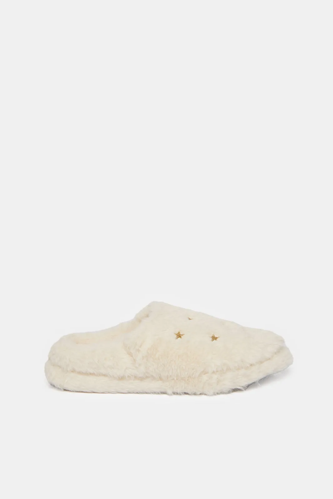 Women Beige Closed Toe Slipper sold by Redtag