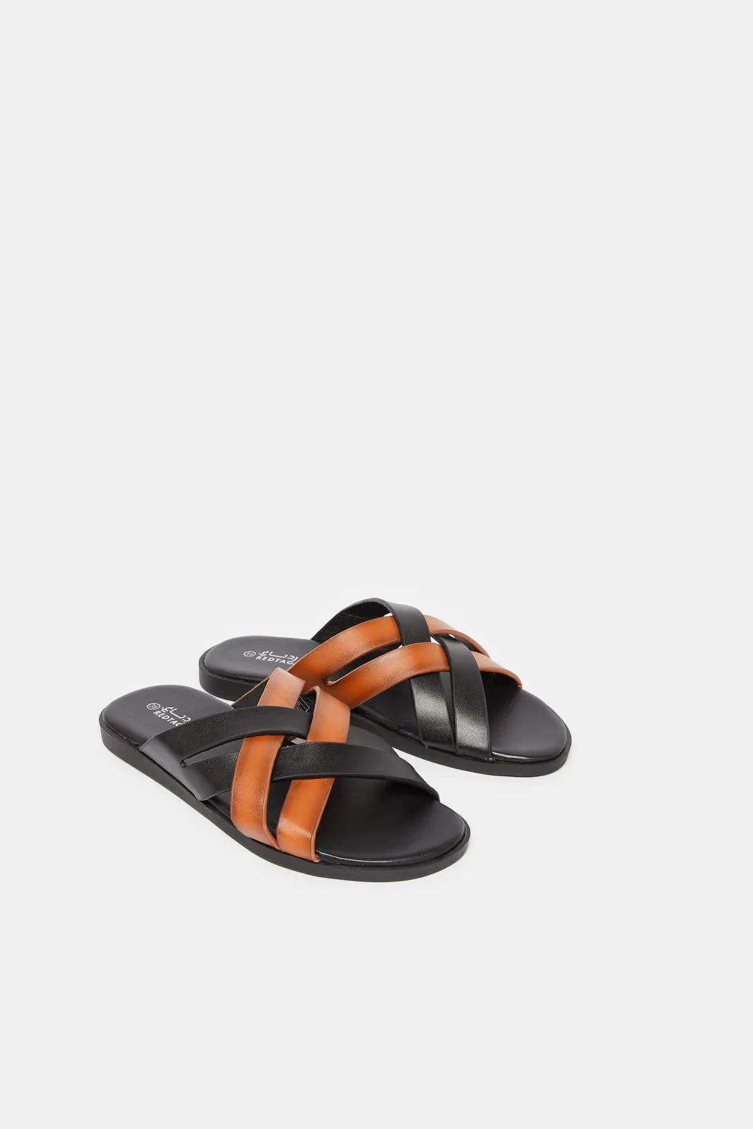 Senior Boys Black Cork Sandals sold by Redtag product image thumbnail 2