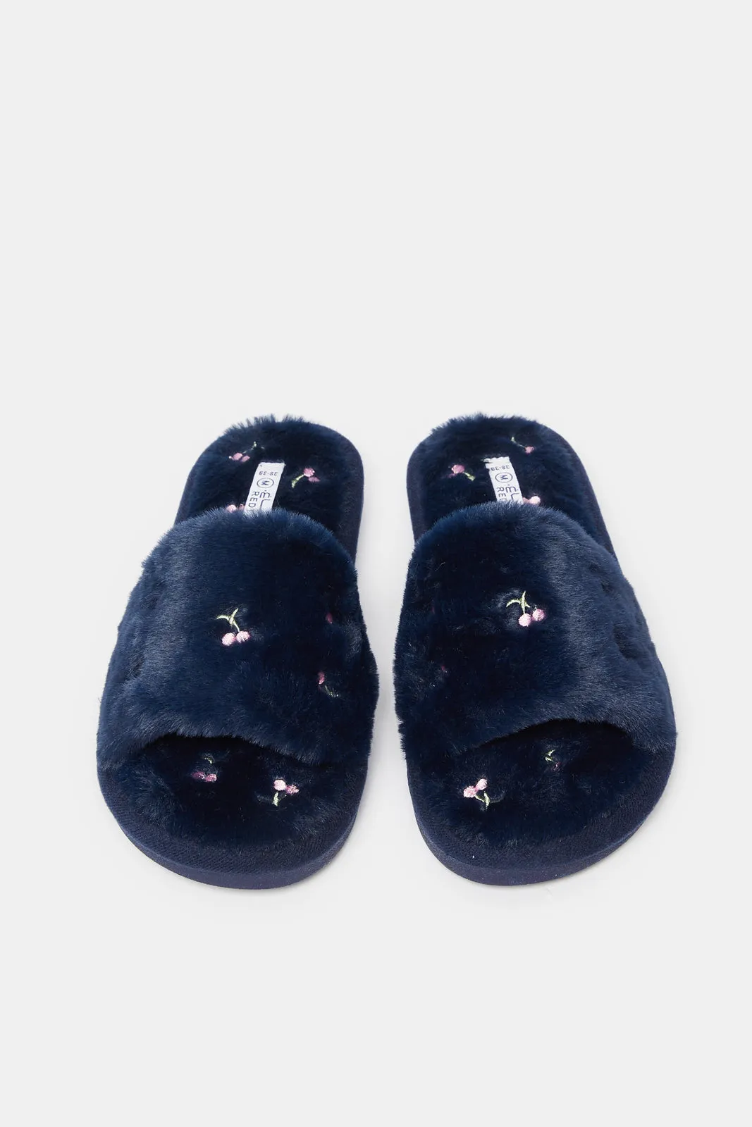 Women Navy Embroidered Slipper sold by Redtag product image thumbnail 2