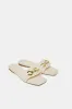 Women Beige Embellished  Mule sold by Redtag