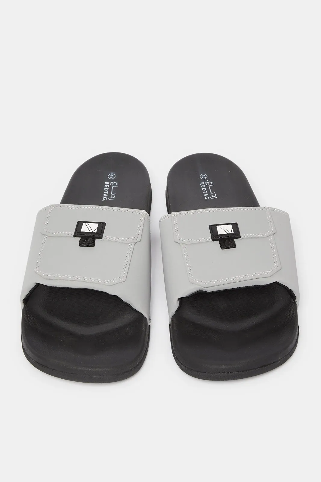Men Grey Pocket Slides sold by Redtag product image thumbnail 2