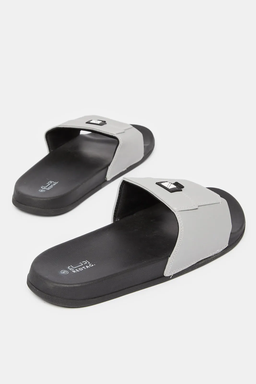 Men Grey Pocket Slides sold by Redtag product image thumbnail 4