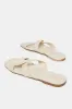Women Beige Crisscross Mule sold by Redtag