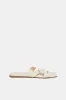 Women Beige Crisscross Mule sold by Redtag