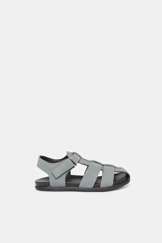 Boys Blue Fisherman Sandals sold by Redtag