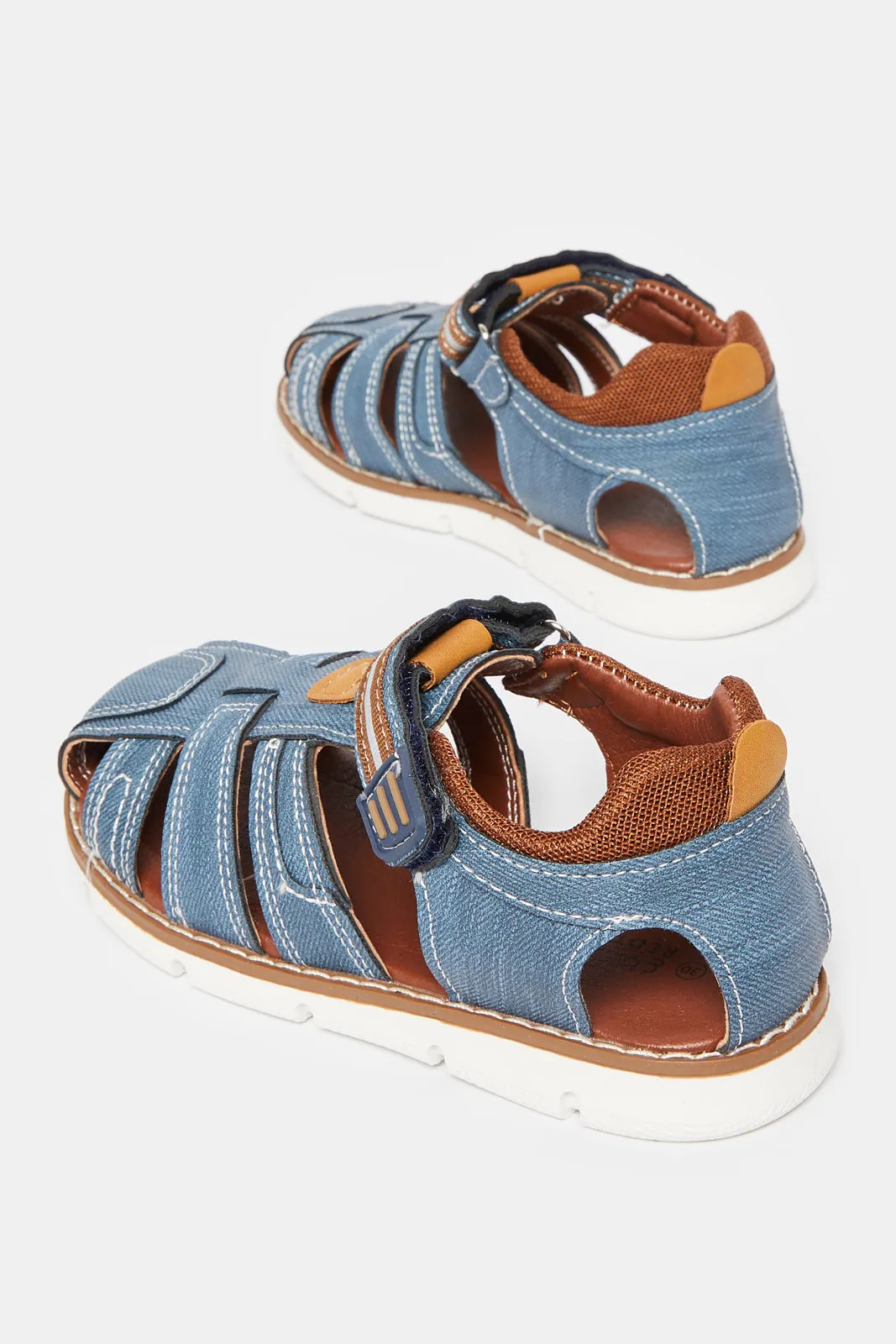 Boys Blue Fisherman Sandals sold by Redtag product image thumbnail 4