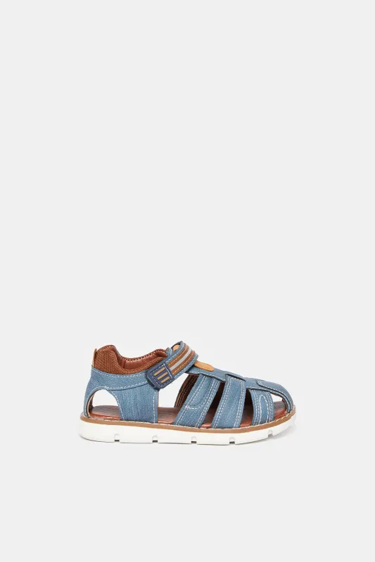 Boys  Blue Fisherman Sandals sold by Redtag
