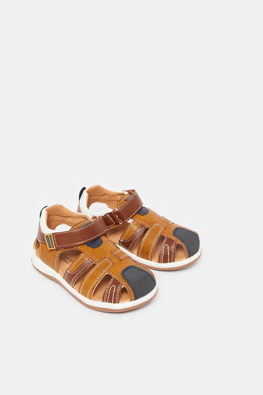 Infant Boys Brown Fisherman Sandals sold by Redtag product image thumbnail 2