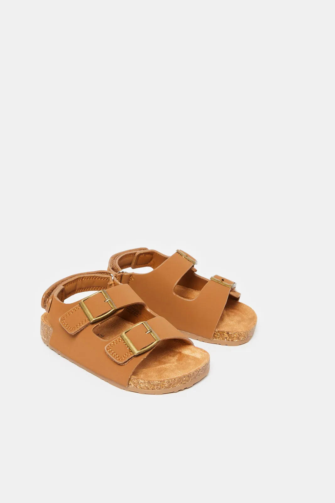 Infant Boys Brown Cork Sandals sold by Redtag product image thumbnail 2