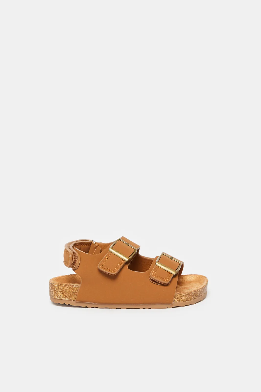 Infant Boys Brown Cork Sandals sold by Redtag