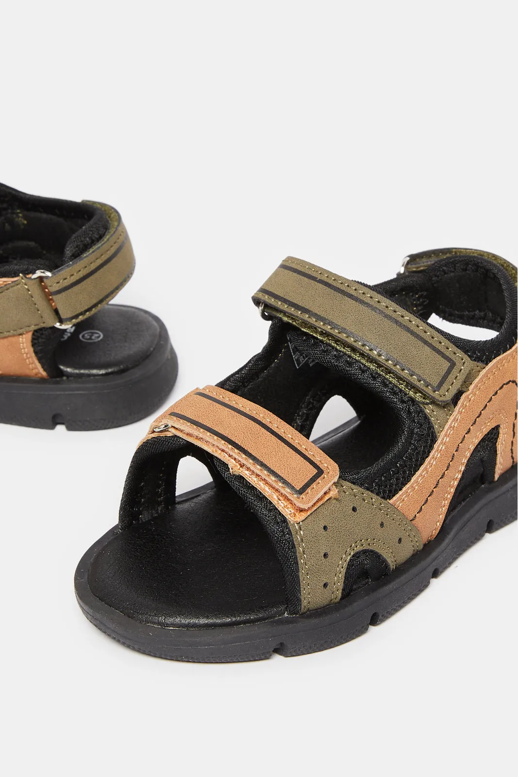 Infant Boys Multicolour Sporty Sandals sold by Redtag product image thumbnail 3