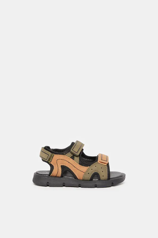 Infant Boys Multicolour Sporty Sandals sold by Redtag