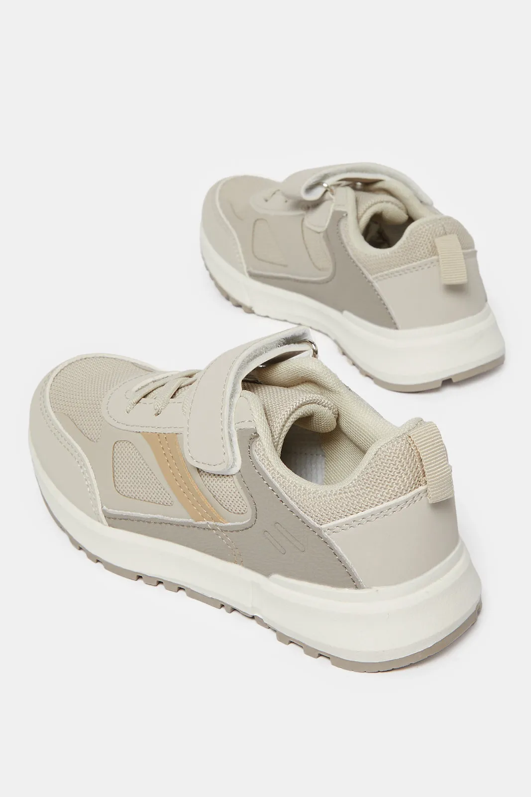 Boys Grey Material Block Sneakers sold by Redtag product image thumbnail 4