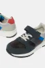 Boys Navy Material Block Sneakers sold by Redtag
