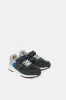 Boys Navy Material Block Sneakers sold by Redtag