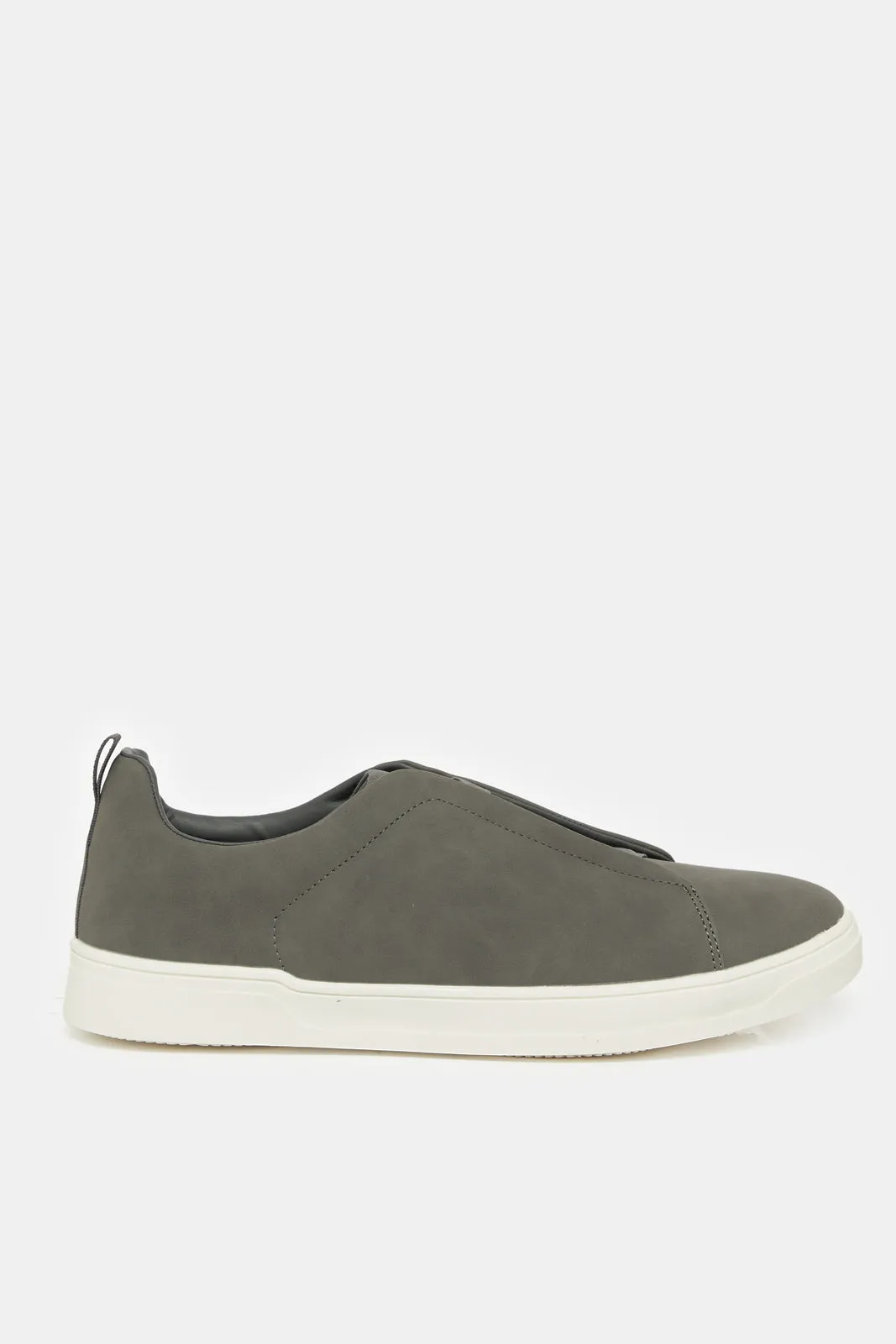 Men Grey Plain Sneakers sold by Redtag
