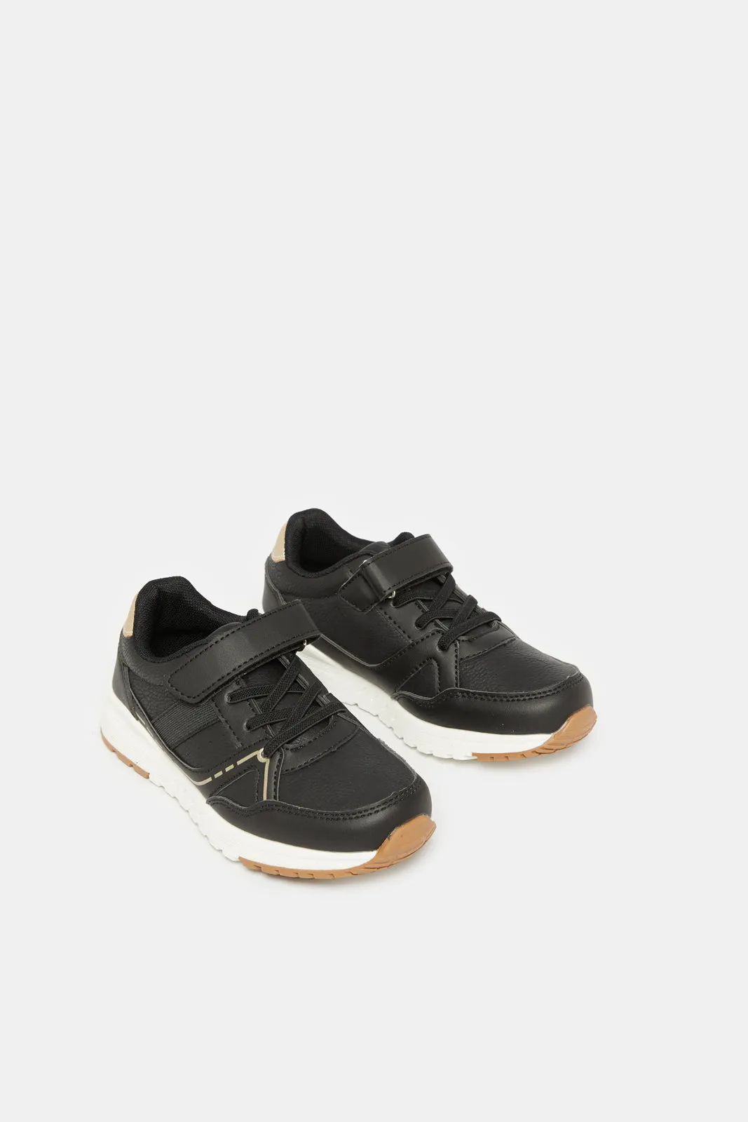 Boys Black Trainers sold by Redtag product image thumbnail 2