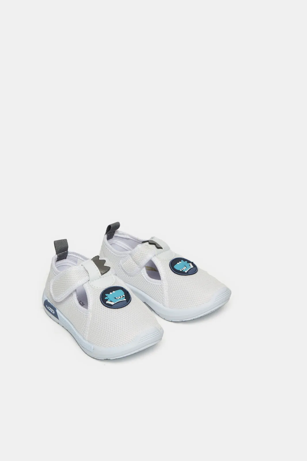 Infant Boys White Velcro Sneakers sold by Redtag product image thumbnail 2