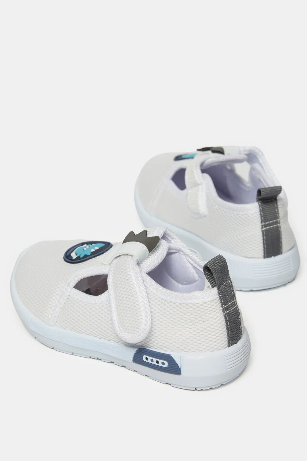 Infant Boys White Velcro Sneakers sold by Redtag product image thumbnail 4