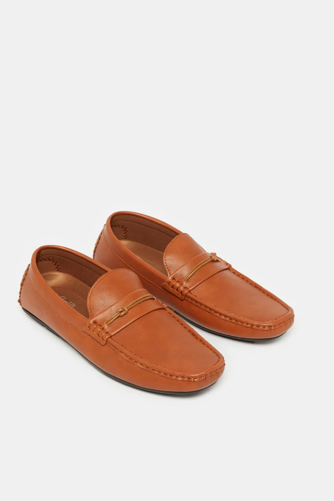 Men Brown Textured Loafer sold by Redtag product image thumbnail 2