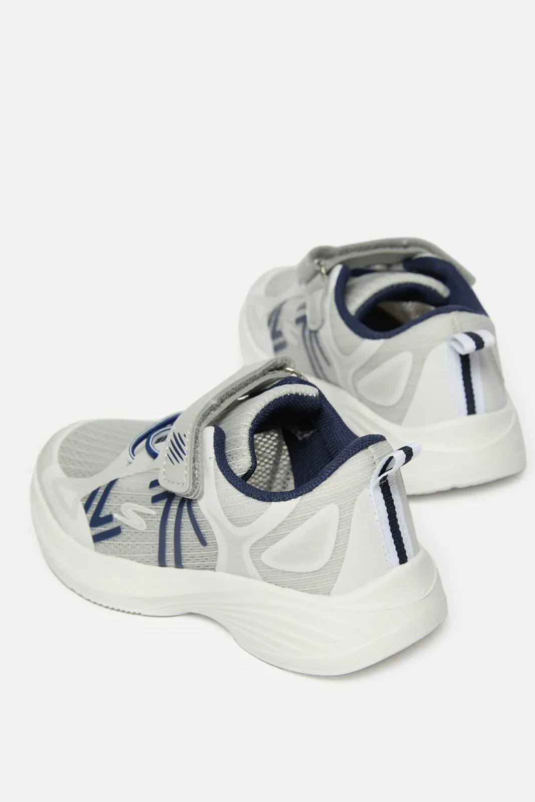 Boys White Mesh Trainer sold by Redtag product image thumbnail 4