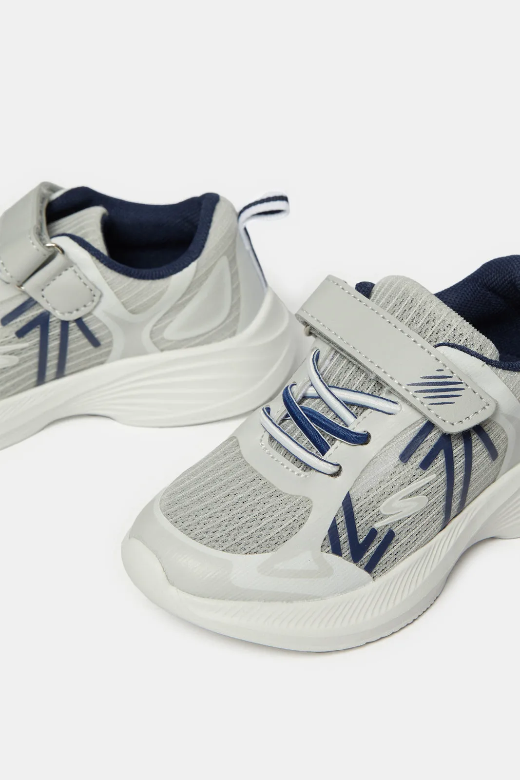 Boys White Mesh Trainer sold by Redtag product image thumbnail 3