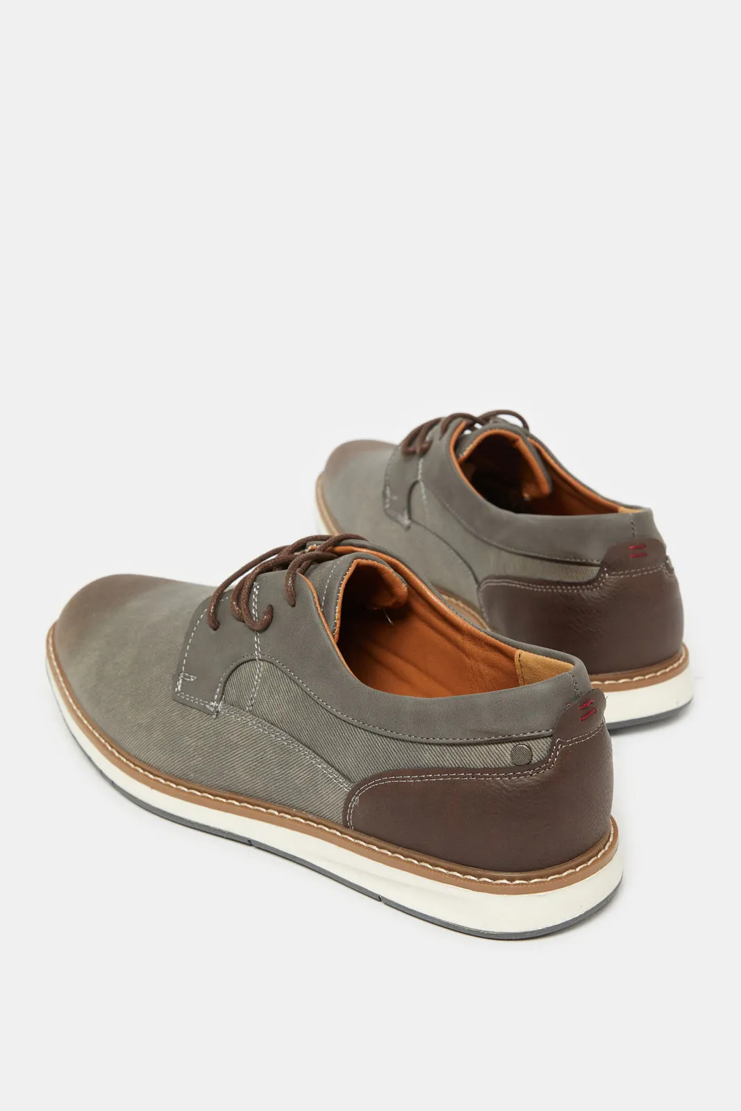 Men Charcoal Casual Sneakers sold by Redtag product image thumbnail 4