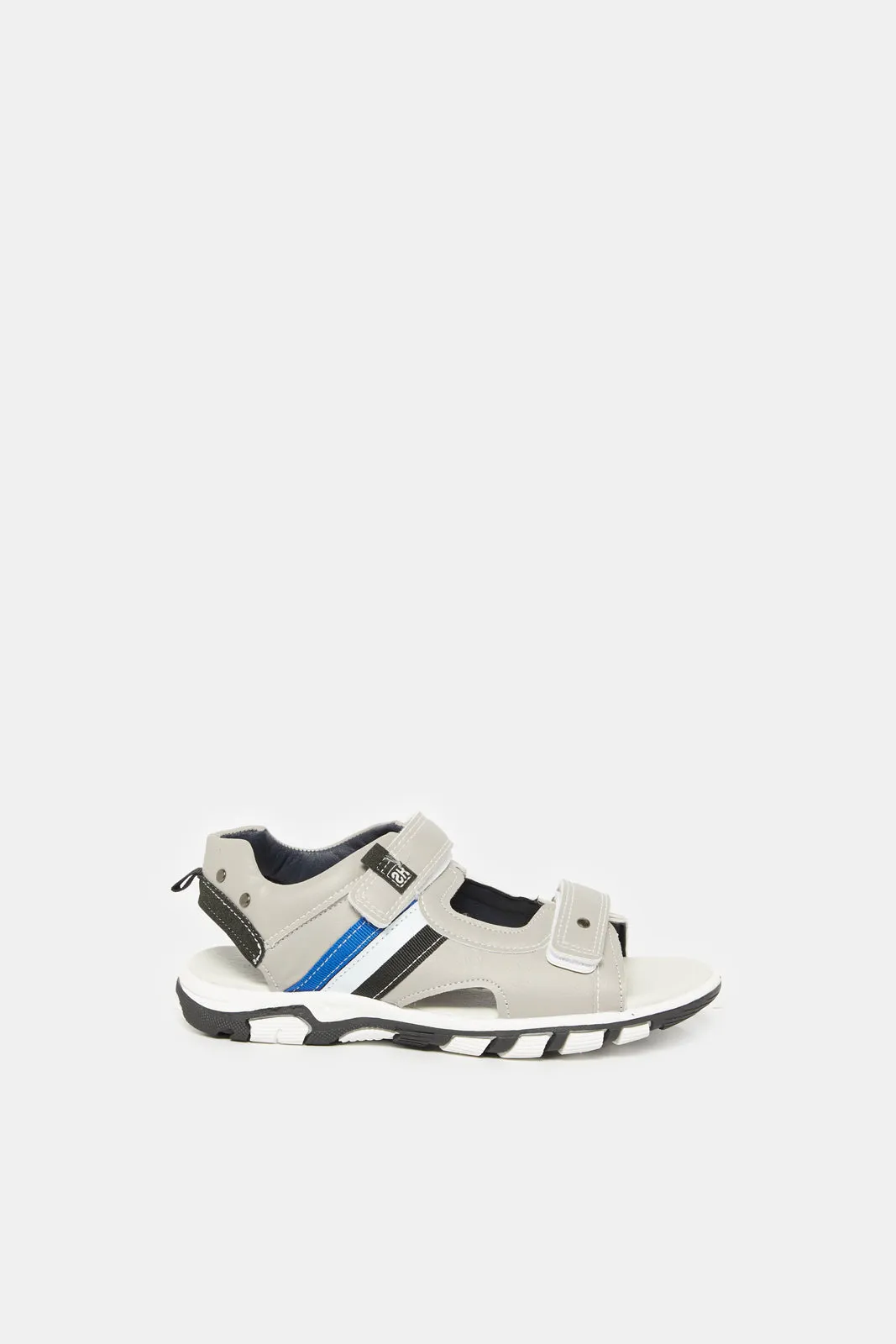 Senior Boys Grey Sporty Sandal sold by Redtag