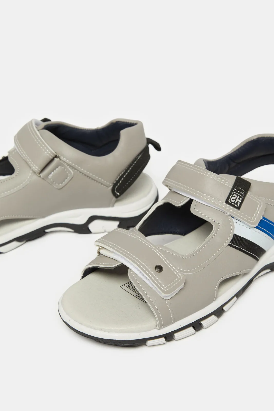 Senior Boys Grey Sporty Sandal sold by Redtag product image thumbnail 3