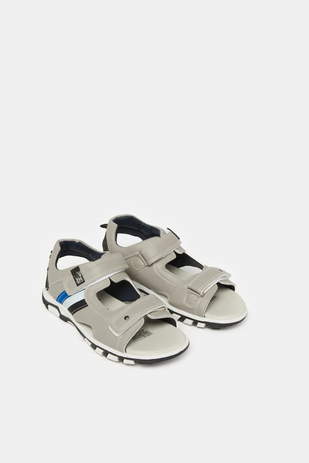 Senior Boys Grey Sporty Sandal sold by Redtag product image thumbnail 2