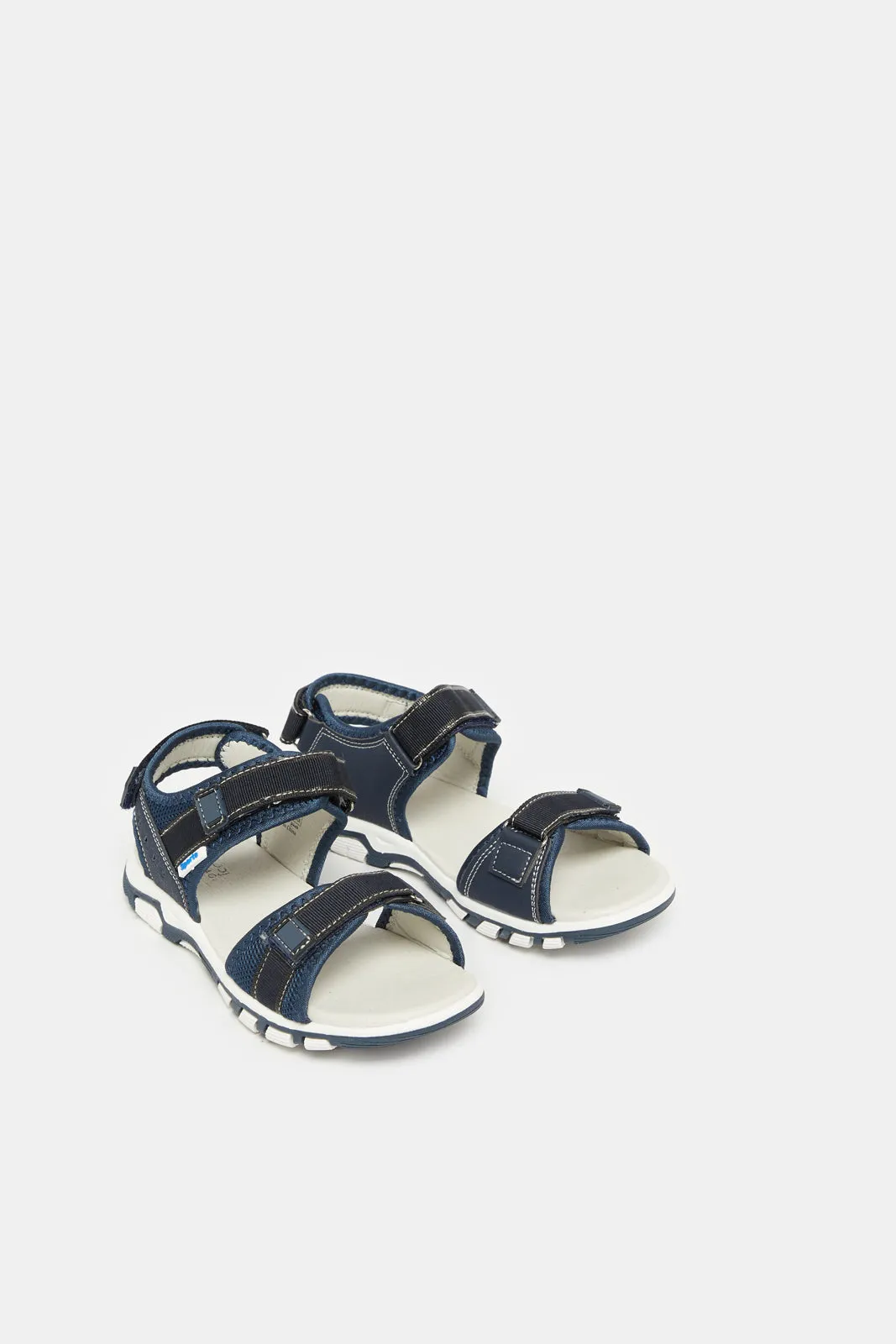 Senior Boys Navy Sporty Sandals sold by Redtag product image thumbnail 2