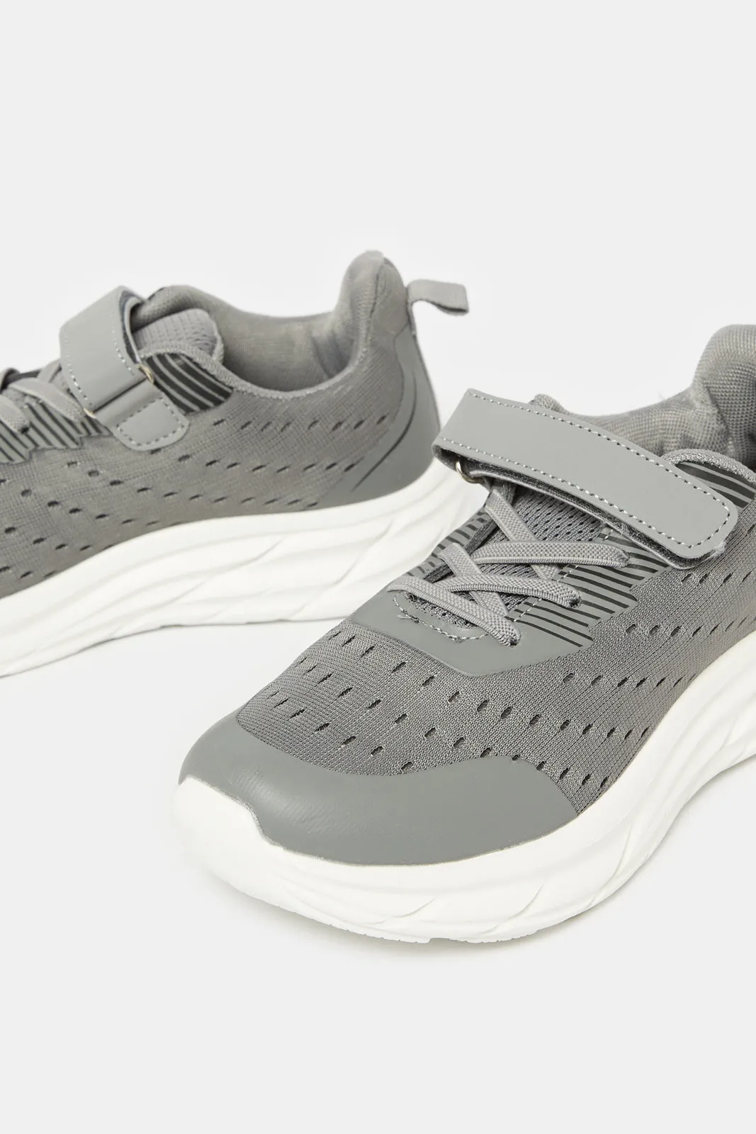 Senior Boys Grey Material Block Chunky sold by Redtag product image thumbnail 3