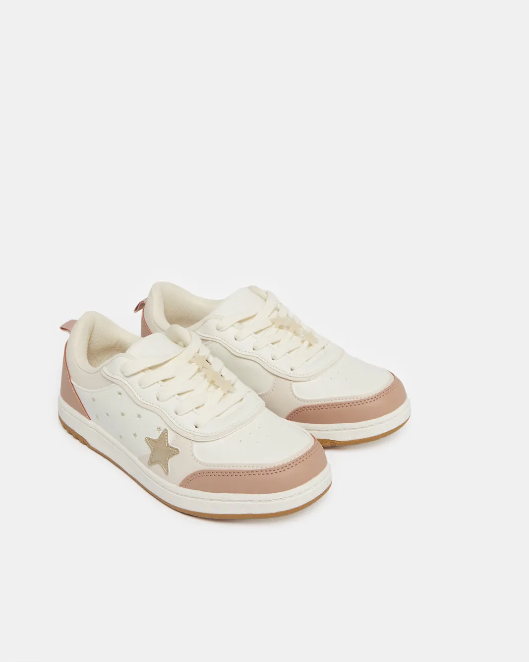 Senior Girls Beige Embellished Sneaker sold by Redtag product image thumbnail 2