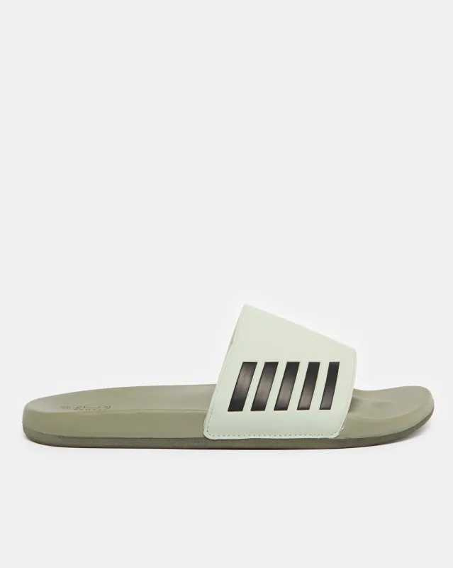 Men Mint Printed Slides sold by Redtag