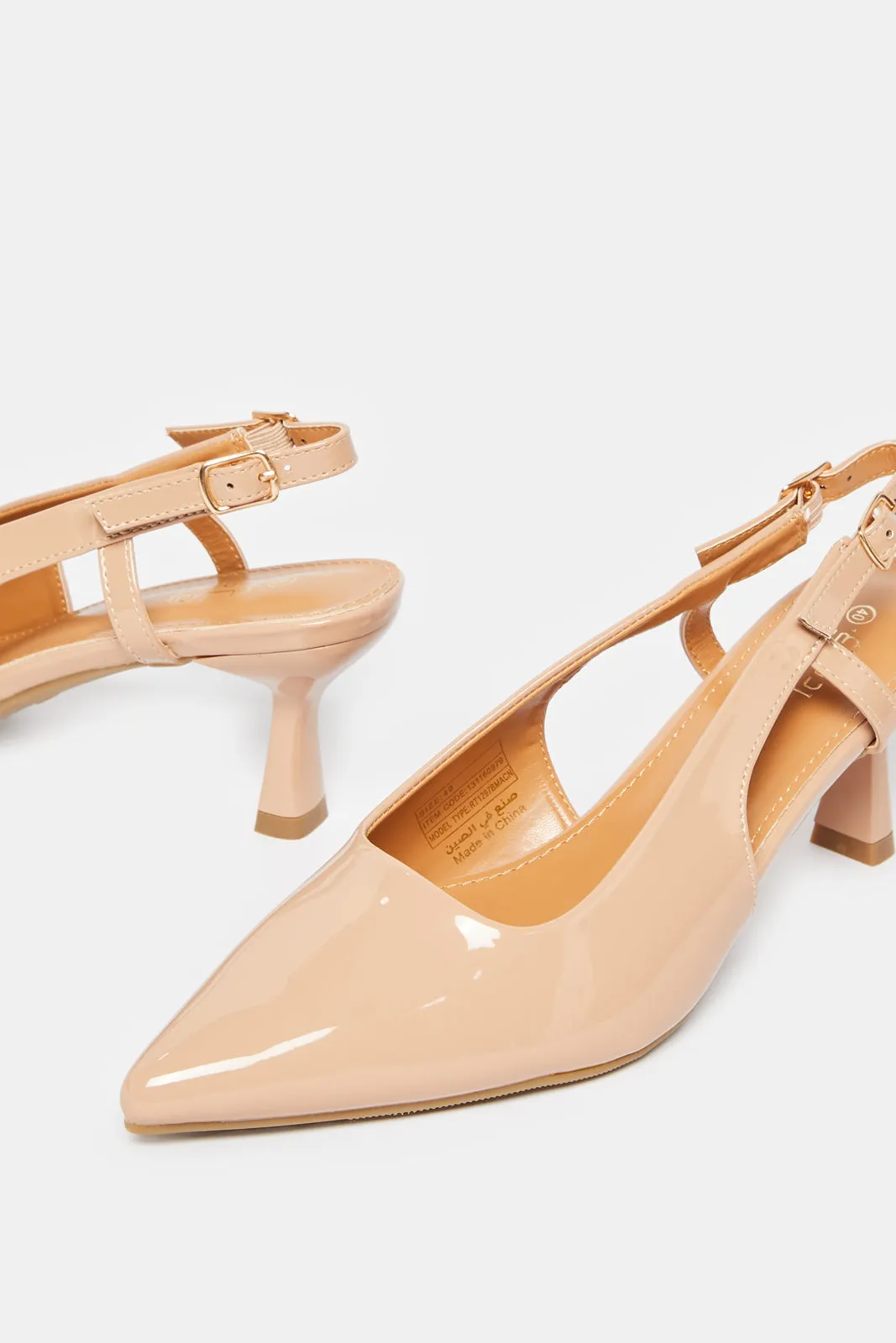 Women Pink Slingback Mule sold by Redtag product image thumbnail 3