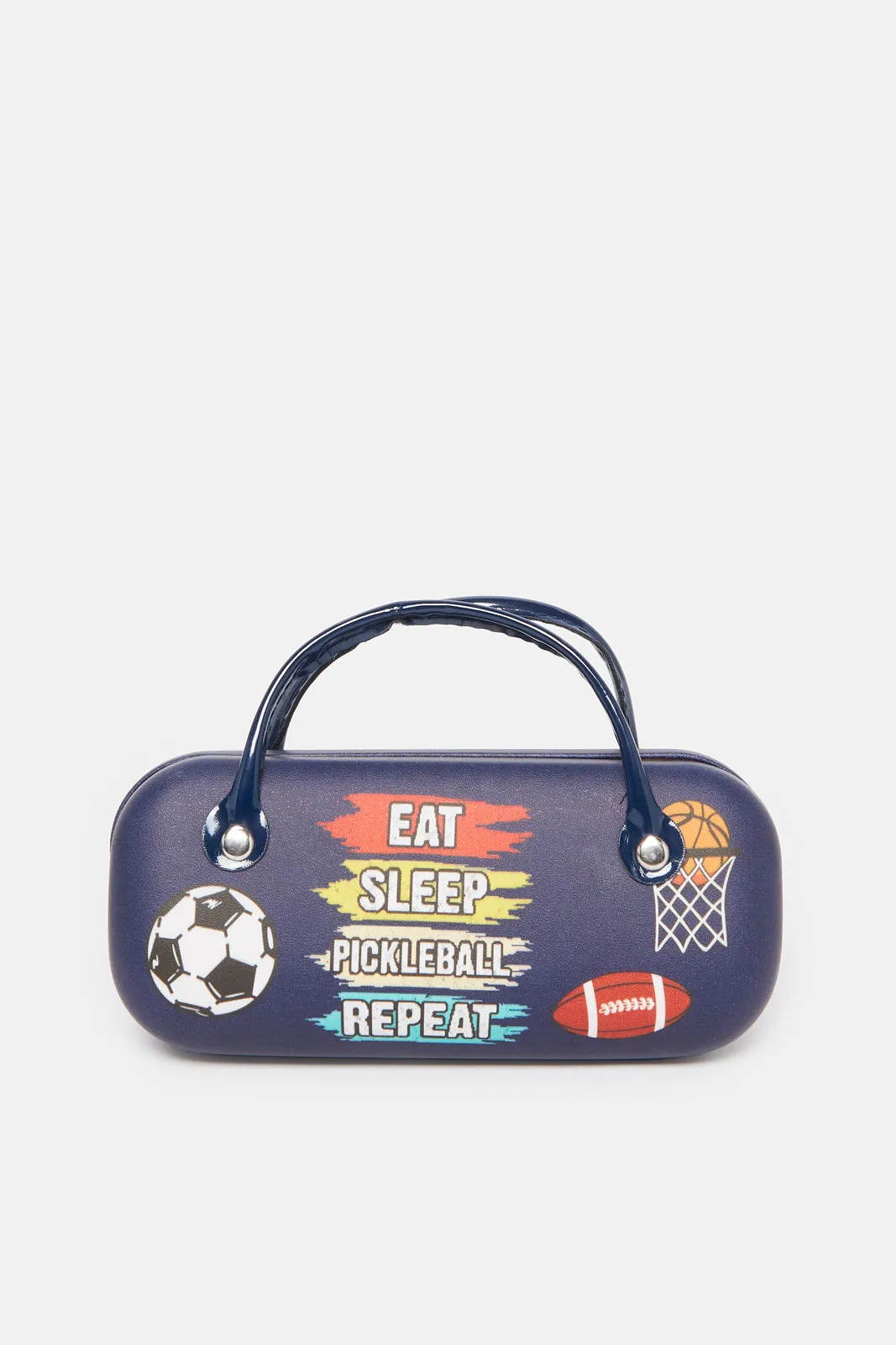 Boys Navy Aviator Sunglasses With Printed Case sold by Redtag product image thumbnail 4