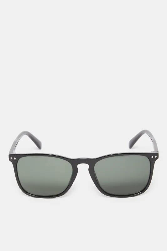 Men Black Wayfarer Sunglasses sold by Redtag