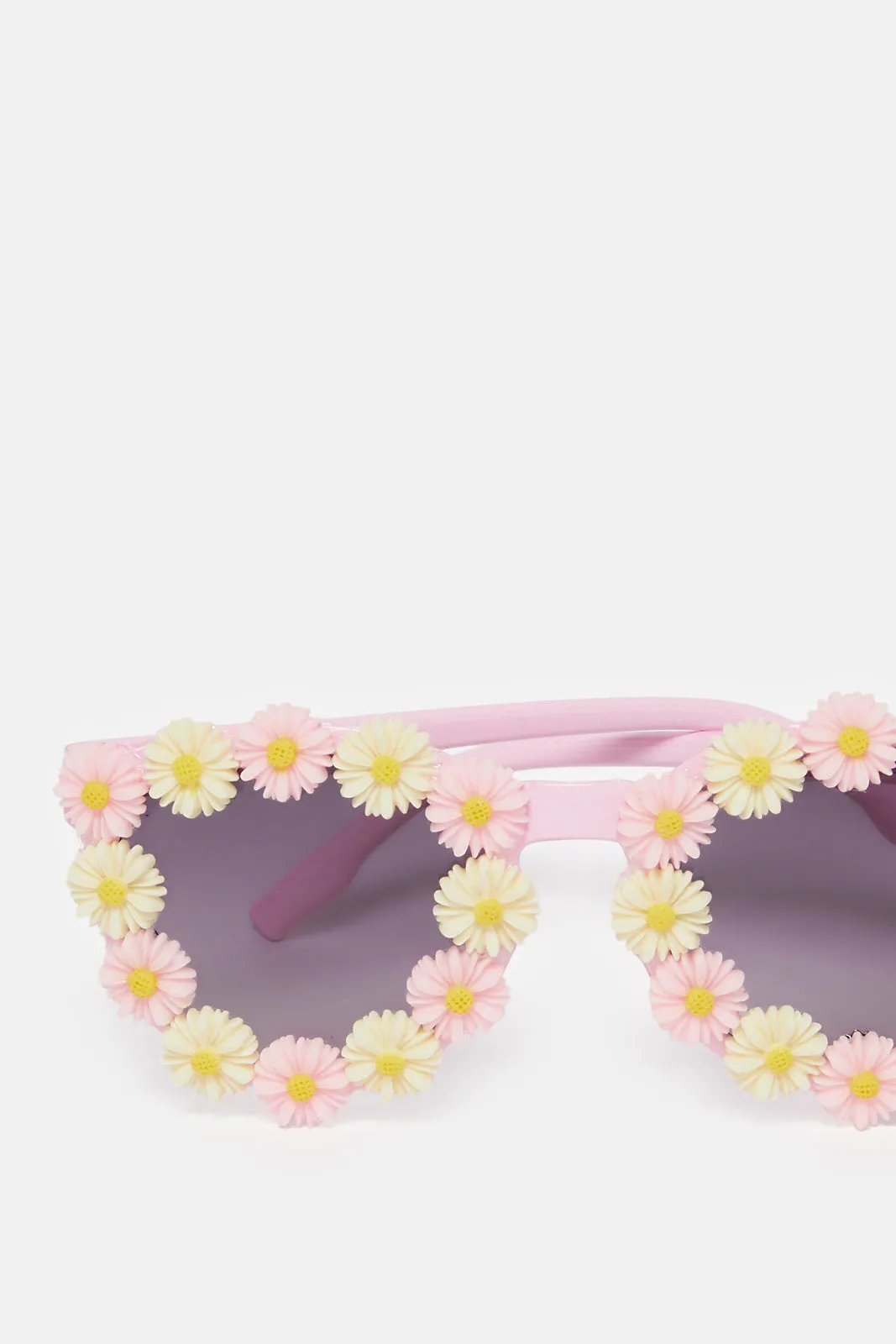 Girls Pink Wayfarer Floral Sunglasses sold by Redtag product image thumbnail 4