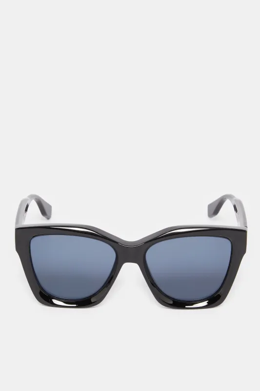 Women Black Wayfarer Sunglasses sold by Redtag
