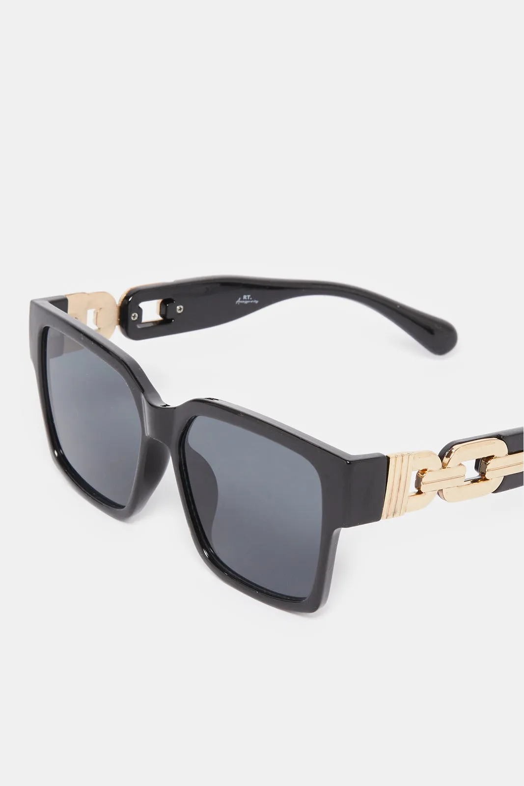 Women Black Oversize Sunglasses sold by Redtag product image thumbnail 3